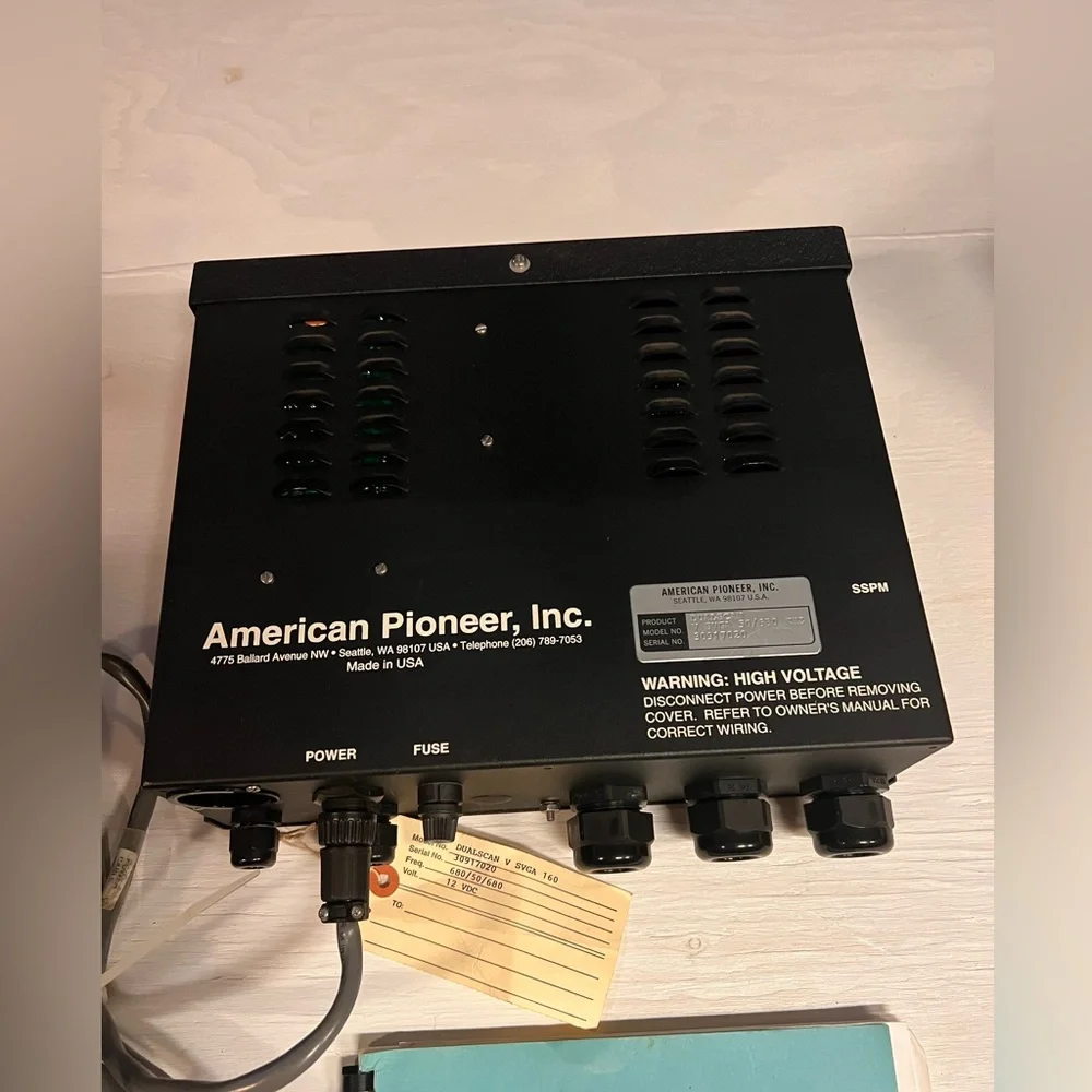 Marine Sonar American Pioneer dual scan v160 boat equipment